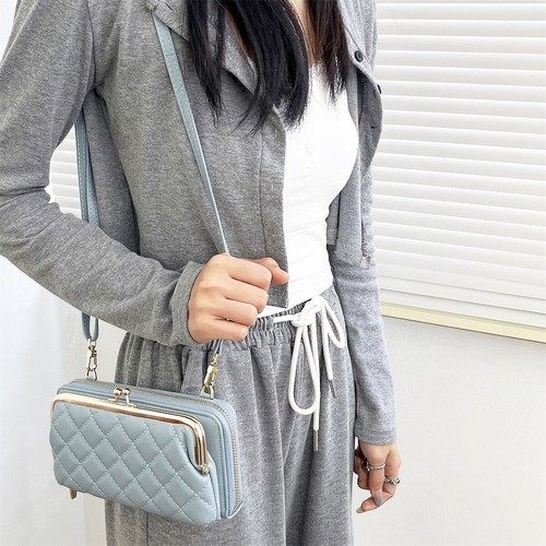 Universal Crossbody Leather Case Wallet Card Bag Purse Cover For Samsung Phones - Zdjęcie 9 z 15