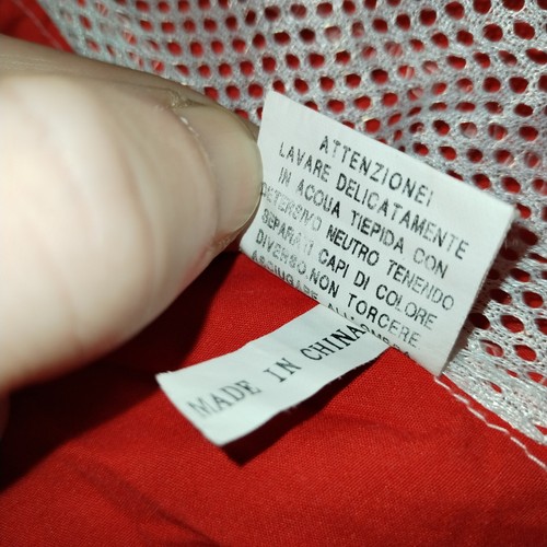Vintage Marine Corps Jacket Mens M Red USMC Windbreaker Embroidered Pocket Lined - Picture 18 of 18