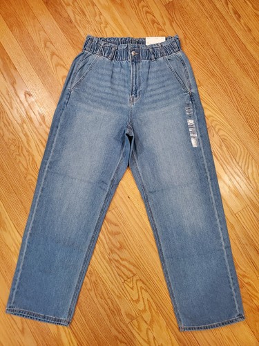 Womens NEW American Eagle Highest Rise Baggy Mom Jean Stretch Medium Denim 12 S | eBay