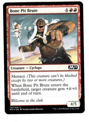 MTG: M21: Foil: Bone Pit Brute