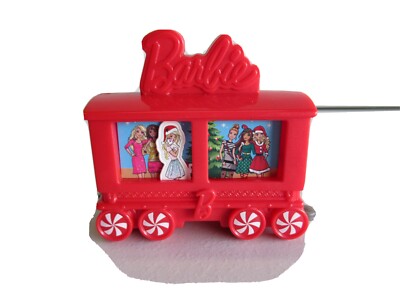 Mcdonalds ''BARBIE TRAIN CAR'' 2017 HOLIDAY EXPRESS FAST SHIPPING B1
