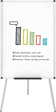 Adjustable Portable Whiteboard Easel 36x24 for Home, School  Office