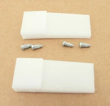 (Pair) Fuel Bowl Vent Baffle Long Plastic Nylon & Drives Fits: Holley Carburetor