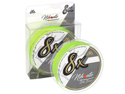 NEW Mikado Nihonto Octa Braid Fluo green 150m Braided Line