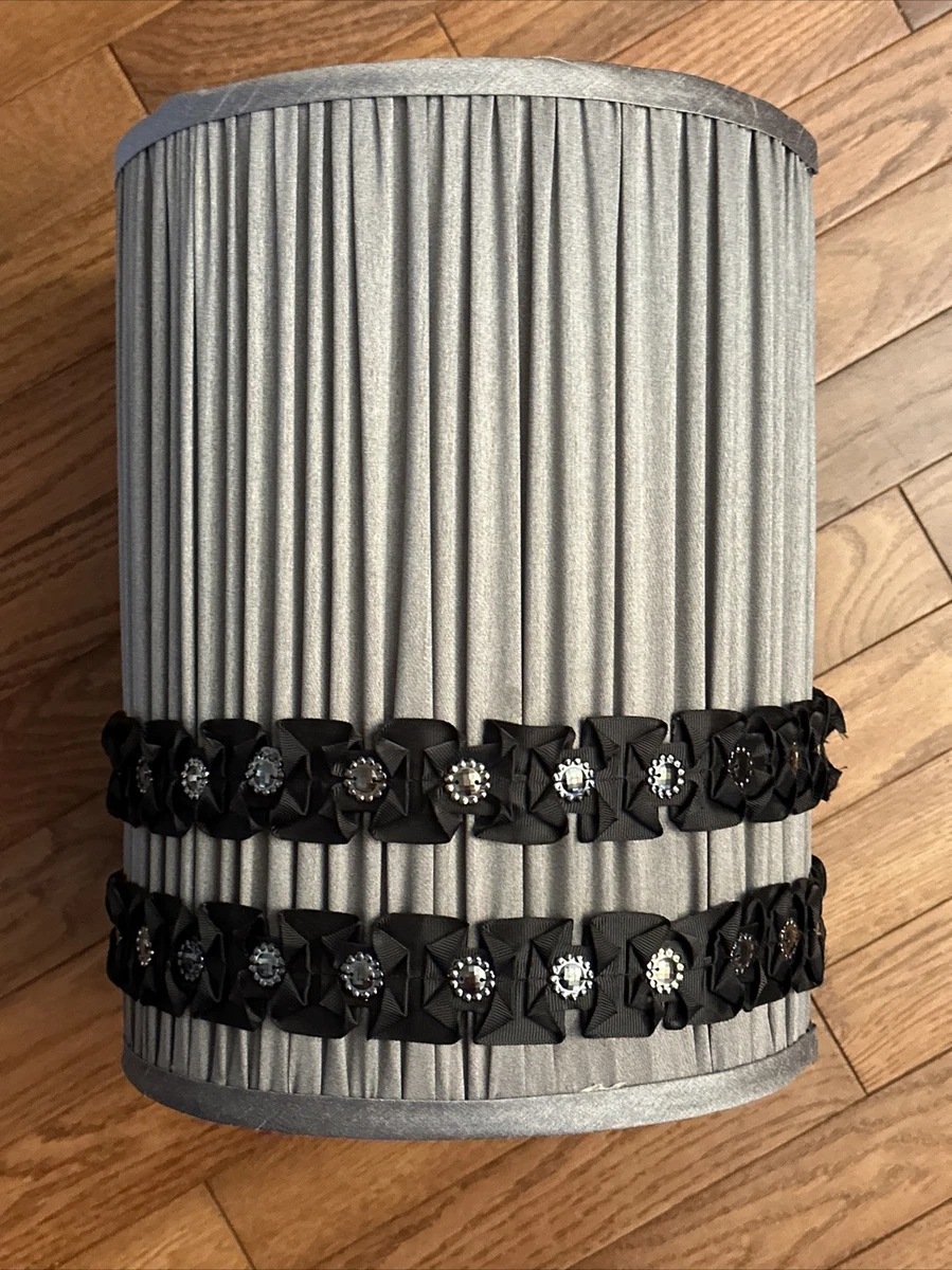 Pleated drum 2024 lamp shades