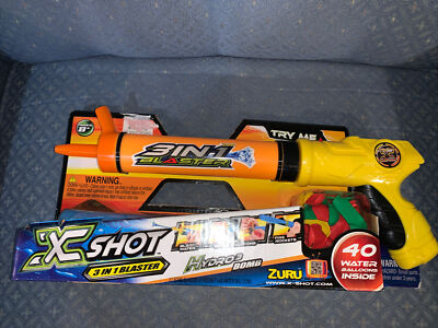 X SHOT 3 In 1 HYDRO WATERBALLOON BLASTER SUPER FUN!!