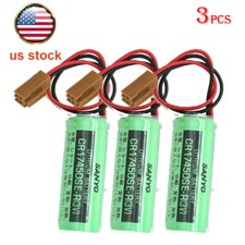 3x CR17450SE-R 3V 2500mah PLC Battery For FANUC A98L-0031-0012 CNC System Plug