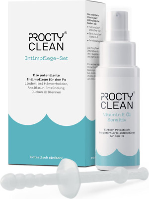 Proctyclean Intimpflege-Set Für Den Po: Patentiert! Statt Hämorrhoiden Salbe, Sa