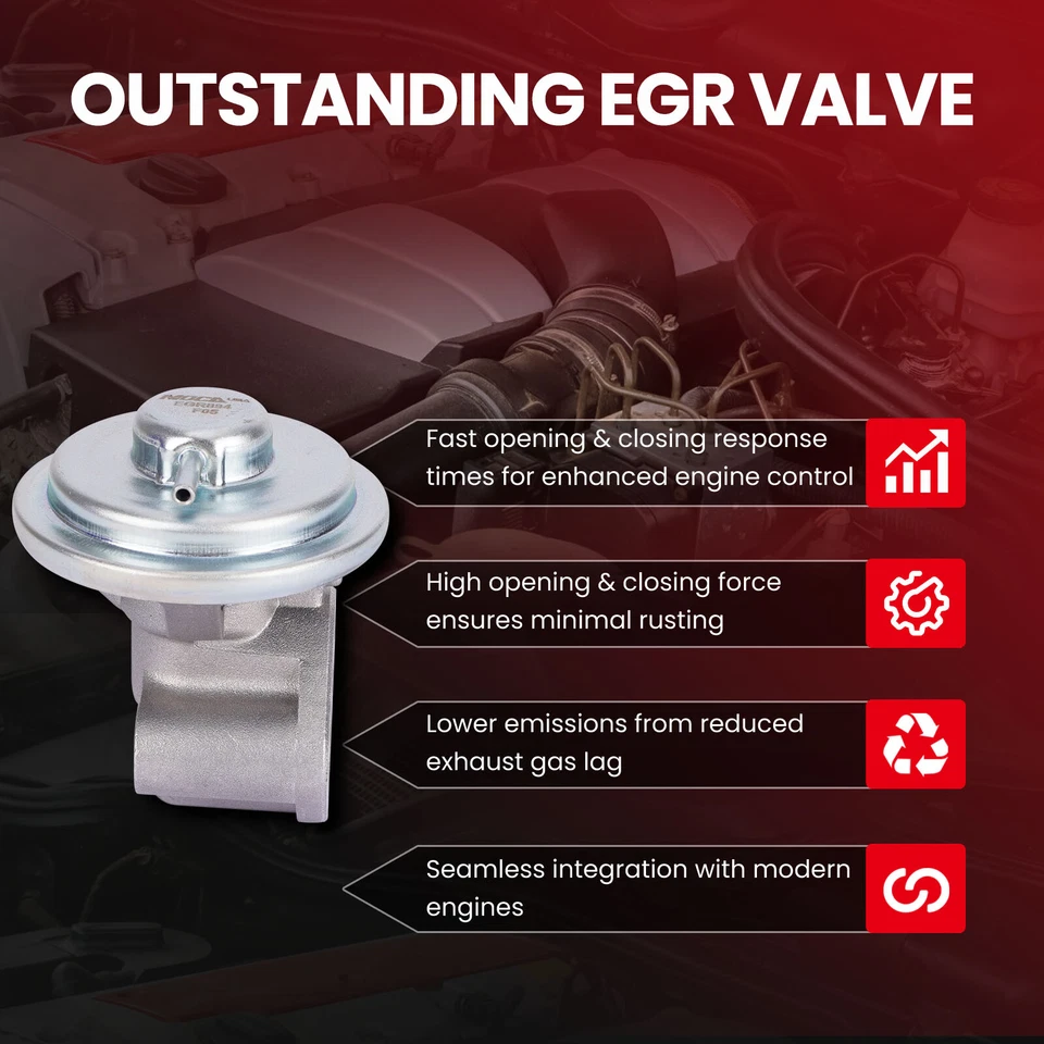 Válvula EGR para Chrysler Sebring Mitsubishi Montero Diamante Galant 3000GT V6 Foto 3 de 4