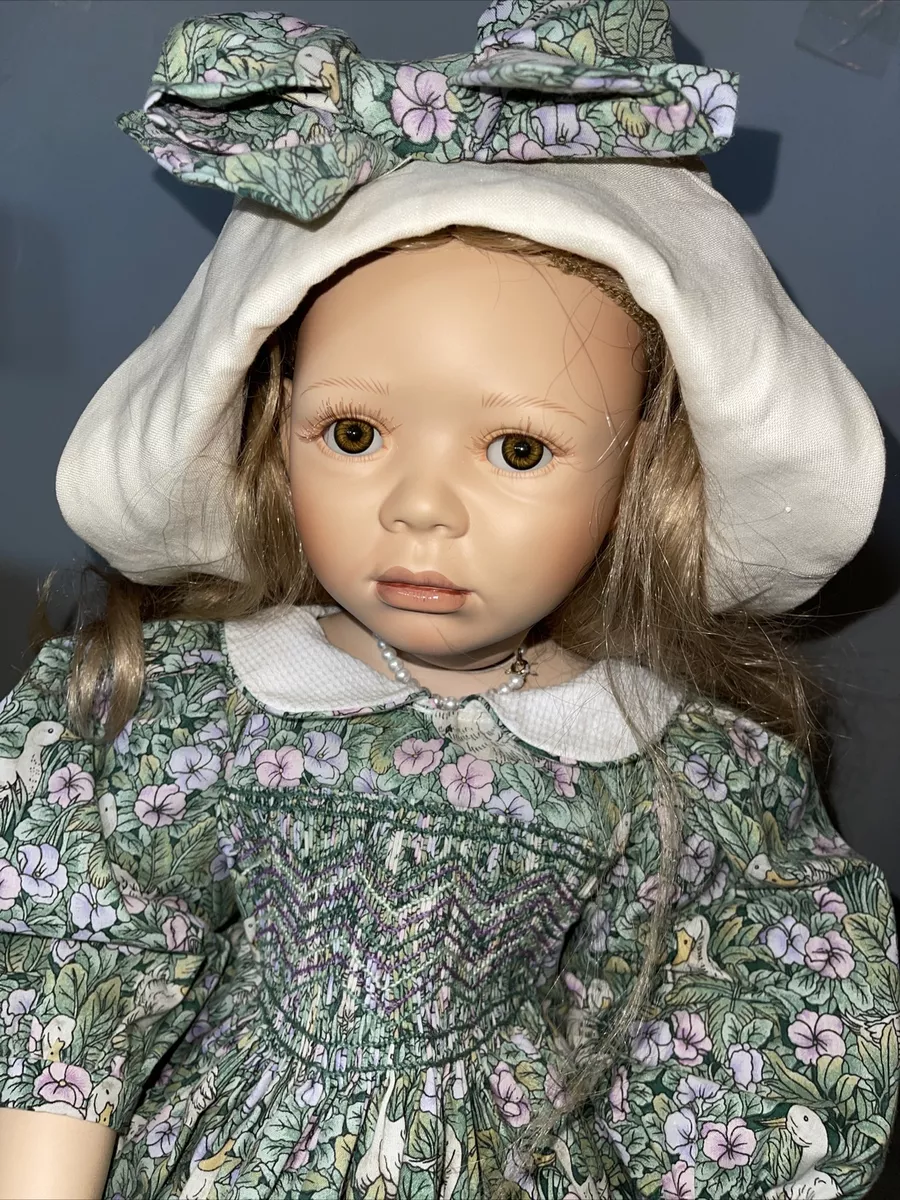 Christine orange emma porcelain cloth doll 28 ltd. 659 750