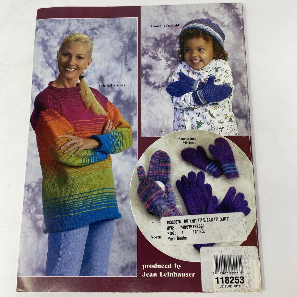 Knit It! Wear It! 33 Knitting Projects Adults Babies Pets Instruction Patterns - Image 2 of 4