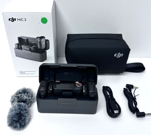 DJI MIC 2 Wireless Microphone Kit (2 TX + 1 RX + Charging Case)