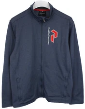 PEAK PERFORMANCE G Birn Mid Sweatshirt Men's XL High Neck Stretchy Melange Zip