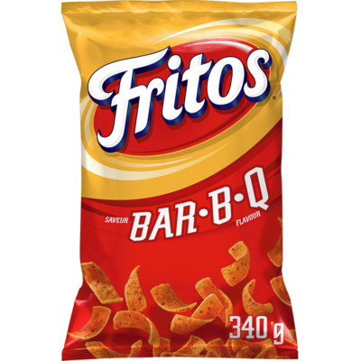 6 Bags Fritos BAR-B-Q BBQ Corn Chips  340g / 12 oz Each
