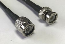 TNC Male to BNC Male ACI195 Coax Low Loss RF Pigtail Lot Cable USA Made
