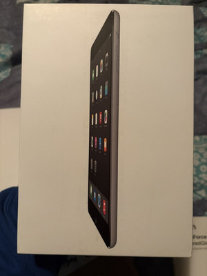 16 GB Apple iPad Mini BOX ONLY In Great Condition A1490 Space Gray W/ Booklet
