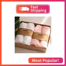 Baby Bassinet Sheets 4 Pack Compatible with SNOO Smart Sleeper Bassinet, Ultra S