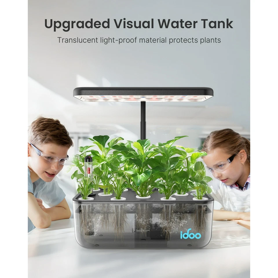 iDOO 12 Pods Indoor Garden Kit Indoor Hydroponic Grow Smart Plant Growing Plante - Image 3 of 4