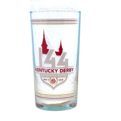 ''Kentucky Derby'' 144 Official 12 oz Mint Julep Glass, May 5 2018 Horses Racing