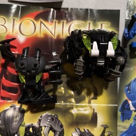 13 Vintage Lego Bionicle Figures Lot Bohrok 8560-85654 Complete *No Mask* Krana
