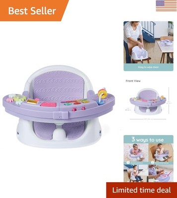 Infantino 3-in-1 Music & Lights Baby Seat: Booster, Activity Center & Snack Tray