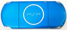 PSP 3000 Vibrant Blue / New Battery / Genuine Sony Charger / Region Free / 64 GB
