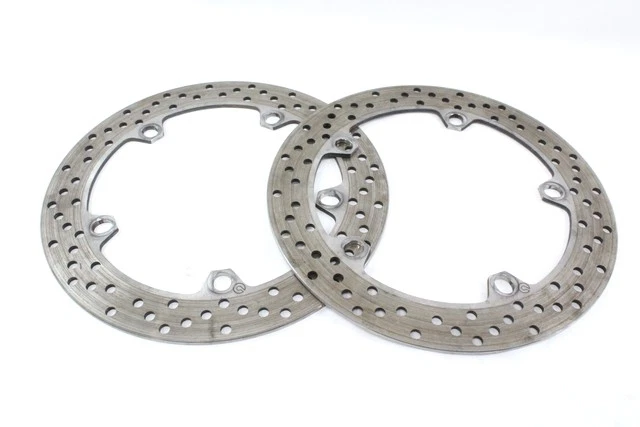 BMW R 1200 GS 34117713158 COPPIA DISCHI FRENO ANTERIORI K25 04 - 08 FRONT BRAKE - Immagine 2 di 4