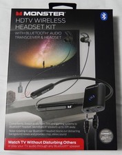 Monster HDTV Wireless Headset Kit with Bluetooth Audio Transceiver  Headset
