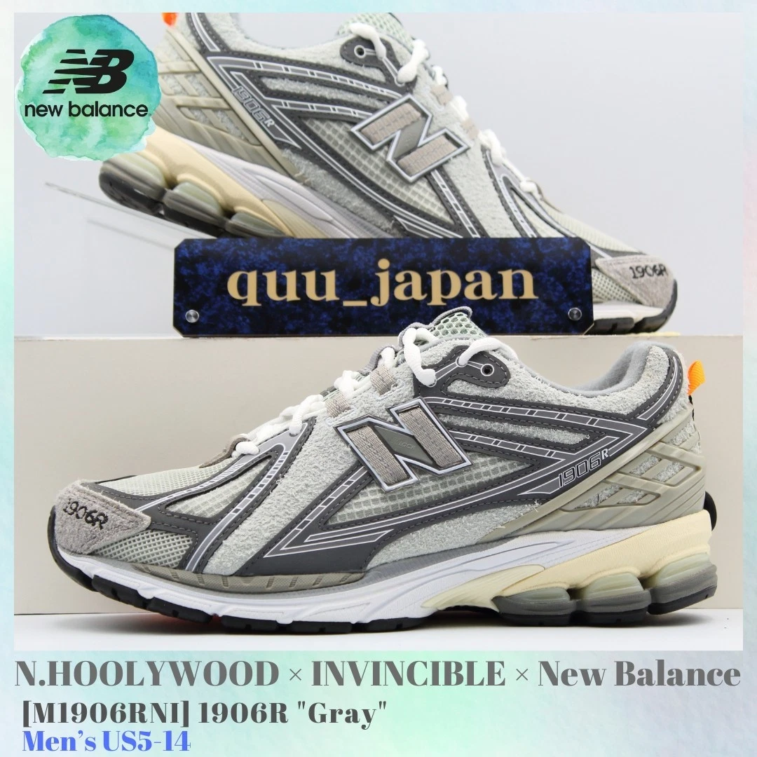 INVINCIBLE x N.HOOLYWOOD x New Balance 1906R Grey Swan for Sale
