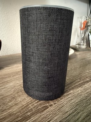 Amazon Echo (2nd Generation) Smart Assistant - Charcoal Fabric With Power Cable