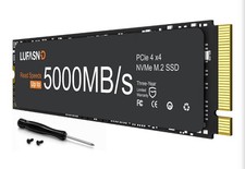 1TB M.2 NVMe SSD 2280 PCIe Gen4 x4, Up to 5000MB/s, 3D NAND TLC Internal Solid S