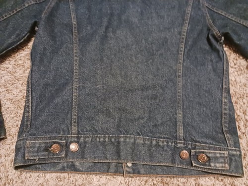 Vintage Levis Denim Trucker Jacket Mens Size 38R 70506-0216 USA Made 80s 90s by Levi's, $49.95 - Photo 18