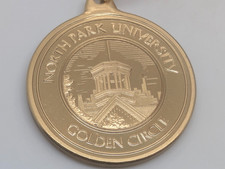 North Park University Golden Circle Ribbon Pin