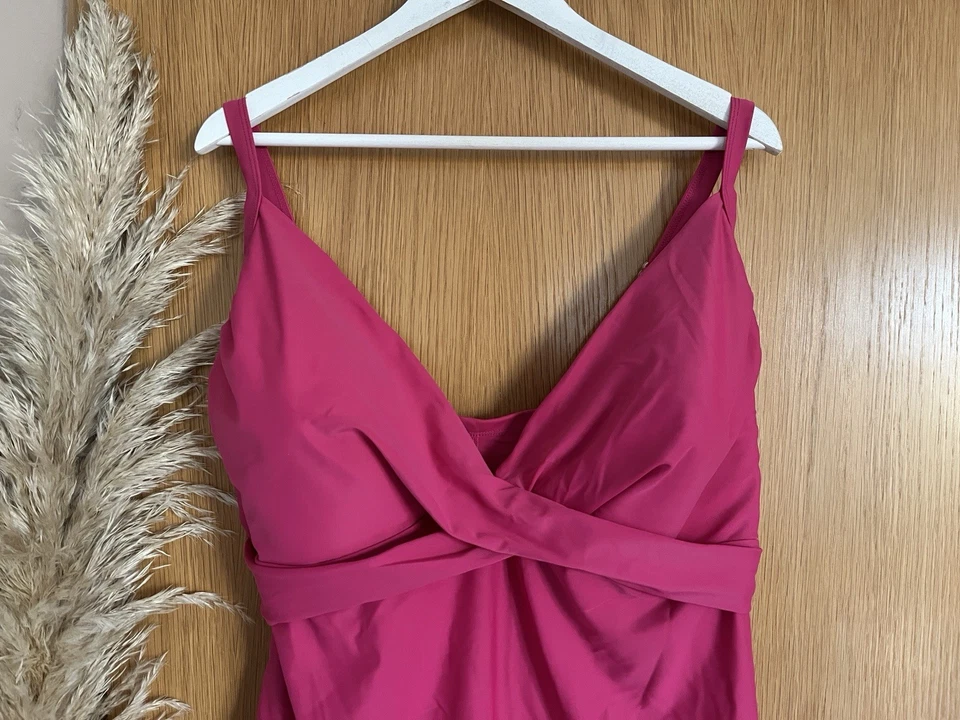 Neckermann Badeanzug ~ Gr. 2XL 52 F Cup ~ Pink ~ Figurformend ~ NEU mit Etikett - Bild 3 von 4