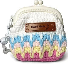 Crochet Case for TAGRY X08, TOZO NC3, NC9, Soundcore Sport X20, Jlab Go Air Pop+