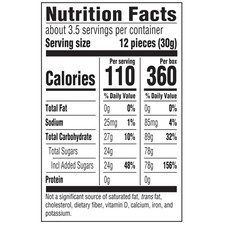 Soft Chewy Candy, Assorted Flavors, 12 Boxes