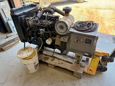 Mitsubishi 45 kw Marine Diesel Generator 480v 3 PHASE , runs perfect - Image 1 of 4