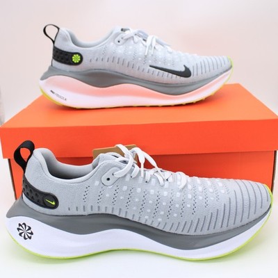 Nike ReactX Infinity Run 4 Wolf Grey Black Men's Sz 10 Running Shoes DR2665-002