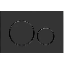 Dual Flush Plate Compatible With Geberit Sigma20 Matte Black 115.882.16.1