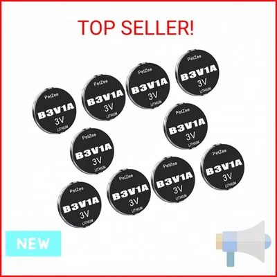 PETZEE 10 Pack B3V1A Lithium Battery Compatible with High Tech Pet Collar Battery for M