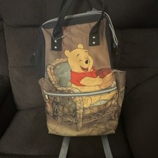 Disney Winnie the Pooh Diaper Backpack with Adjustable Strap  Outer Pockets