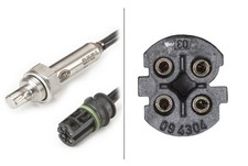 2x Lambdasonde Sensor Abgassteuerung HELLA 6PA 358 066-101/2x für BMW 5er E39