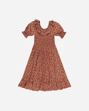 Rylee + Cru Red Floral Lexi Dress Toddler 2-3 Years Girls Summer Dress