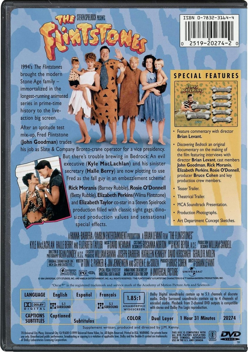 The Flintstones DVD John Goodman NEW 25192027420| eBay