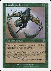 Blanchwood Armor 232/350 7th Edition MTG