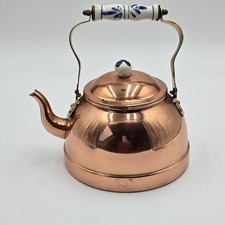 Kupfer Wasserkessel Copper Classics Nijhof Vintage Teekessel mit Keramikgriff