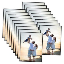 18 Packs 12x16 Plastic Multi Picture Frames Set with 12x16-18 pack Black