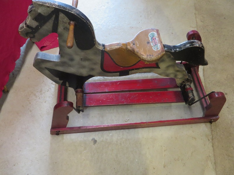 Antique Wooden Rocking Horse/Hobby Toddler/Glider/A REAL CHARMER/Good Condition