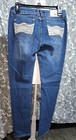 C'est Toi Jeans blue NWT Skinny Rhinestone Accent size 7 — photo 3