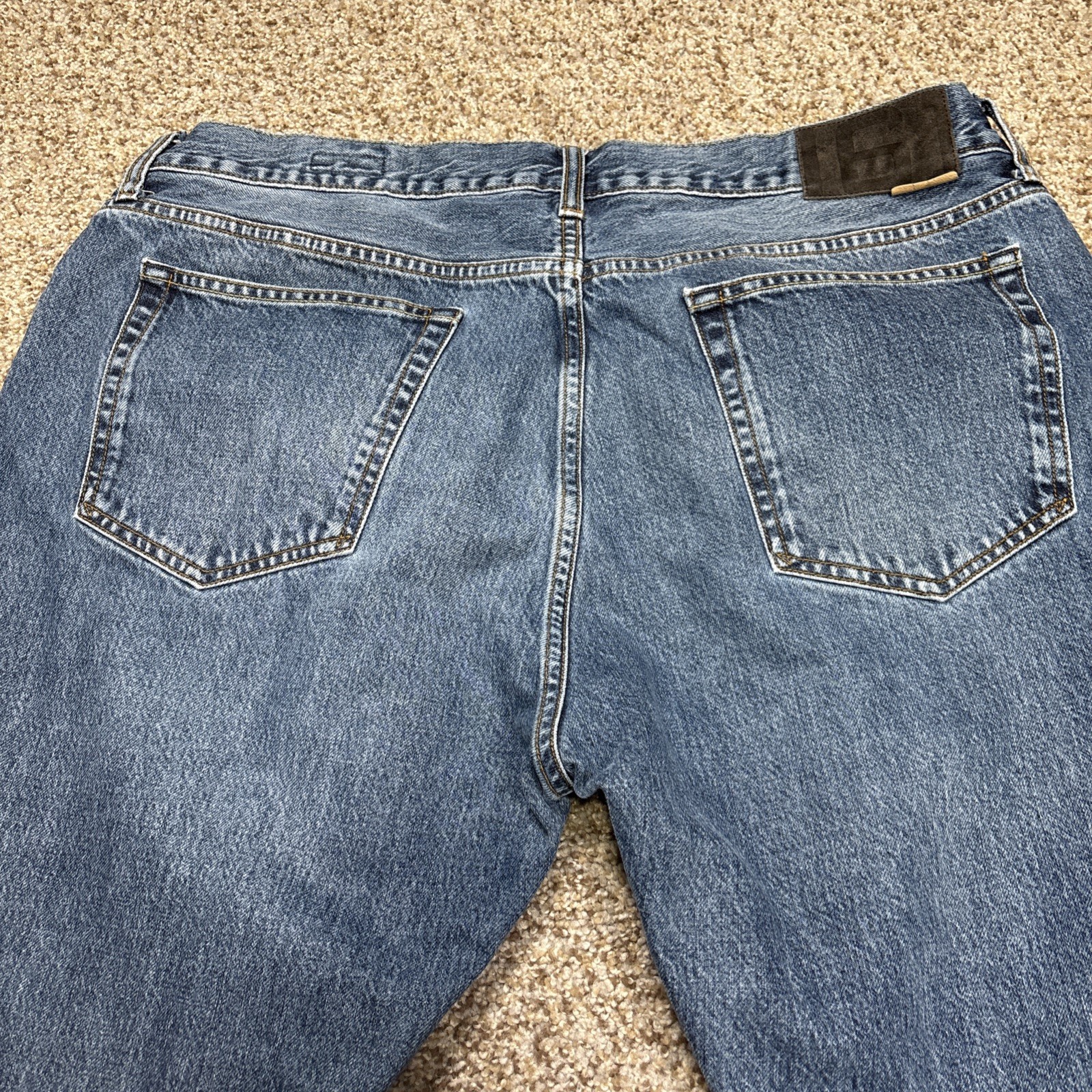 Oobe Brand Classic Denim Jeans Straight Button Fly Men's 38x30 Fits 36 X 30 - View 15